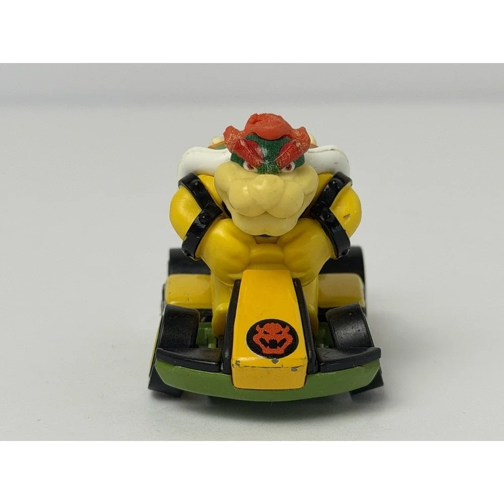 2022 HOT WHEELS MARIO KART STANDARD KART BOWSER YELLOW DIECAST 2 1/4